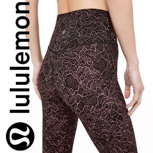 💥LULU LEMON SPANISH ROSE LEGGINGS💥⚡️